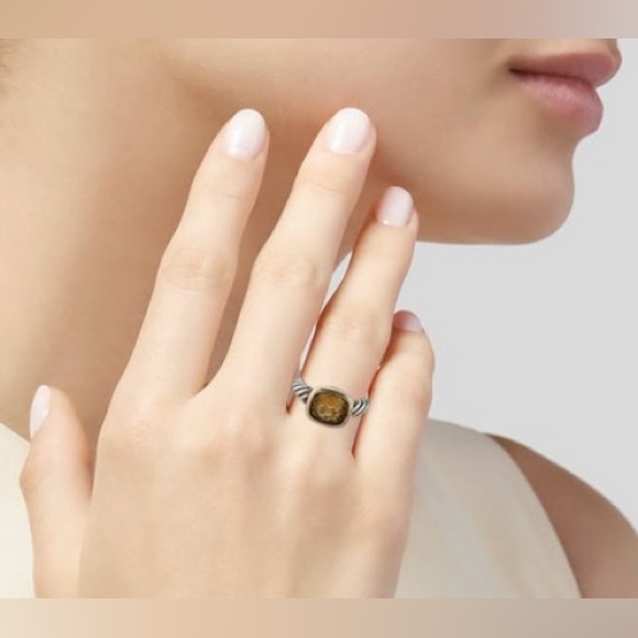 David Yurman Noblesse Citrine Ring - Picture 3 of 10